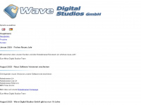 wave-studios.com Webseite Vorschau