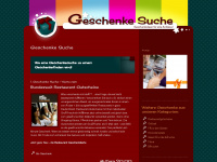 geschenke-suche.com Webseite Vorschau