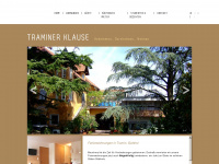 traminerklause.com Webseite Vorschau