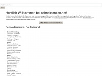 schneidereien.net Webseite Vorschau