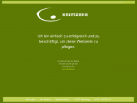 keimzelle.net Webseite Vorschau