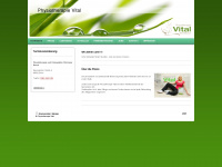 physiotherapie-vital-erfurt.com Webseite Vorschau