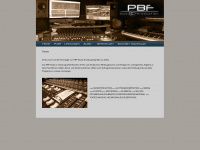 pbf-studio.de Webseite Vorschau