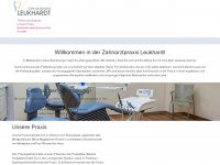 zahnarztpraxis-leukhardt.de Webseite Vorschau