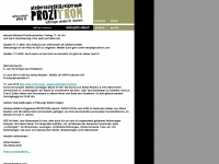 prozitron.com Webseite Vorschau