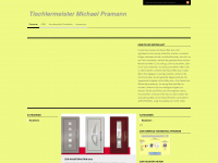tischlermeisterpramann.wordpress.com Webseite Vorschau