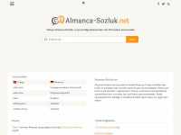 almanca-sozluk.net Webseite Vorschau