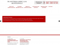 matthias-losert.de Webseite Vorschau