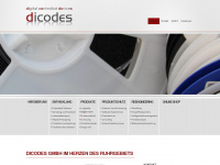 dicodes.de Webseite Vorschau