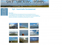 sylt-urlaubs-fotos.de Webseite Vorschau