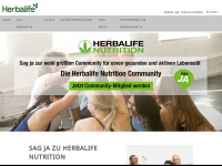 herbalife.ch Webseite Vorschau