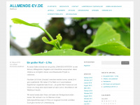allmende-ev.de Webseite Vorschau