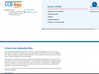 ccb-reha.de Webseite Vorschau
