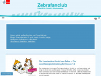 zebrafanclub.de Webseite Vorschau