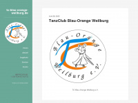 tc-blau-orange-weilburg.de Webseite Vorschau