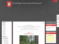 feuerwehr-wurzbach.de Webseite Vorschau