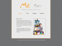 me-arts.de Webseite Vorschau