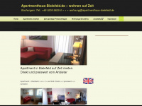 apartmenthaus-bielefeld.de Webseite Vorschau