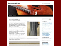 kontrabassblog.ch Webseite Vorschau