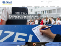 dpolg-bremen.de Webseite Vorschau