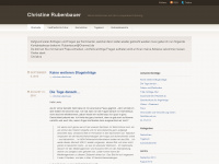 christinerubenbauer.wordpress.com Webseite Vorschau