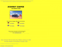 camper-usa.com Webseite Vorschau