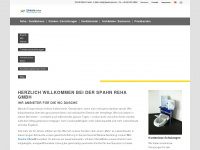 spahn-reha.de Webseite Vorschau