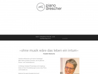 piano-drescher.de Webseite Vorschau
