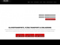 pianotransporte-oldenburg.de Webseite Vorschau