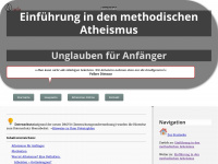 atheismus-info.de Webseite Vorschau