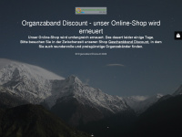 organzaband-discount.info Webseite Vorschau