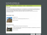 leonhardt-architektur.de Webseite Vorschau