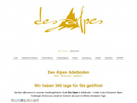 desalpes-adelboden.ch Webseite Vorschau