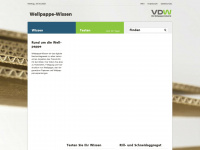 wellpappe-wissen.de Webseite Vorschau