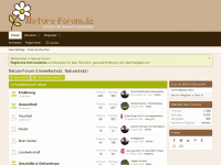 natura-forum.de Webseite Vorschau
