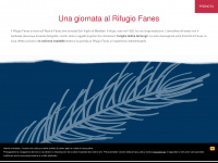 rifugiofanes.com Webseite Vorschau