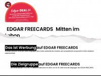 edgarfreecards.de Webseite Vorschau