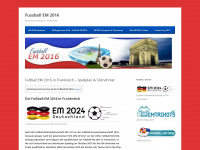 fussball-em-2016.com Webseite Vorschau