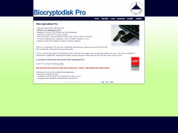 biocryptodisk.de Webseite Vorschau