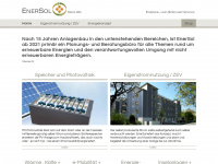 enersol.ch Webseite Vorschau