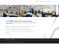 zahntechnik-novadent.de Webseite Vorschau