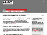 dielinke-belzig.de Webseite Vorschau