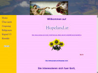 hopeland.at Webseite Vorschau
