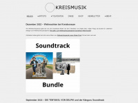 kreismusik.de Webseite Vorschau