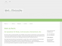 mplaw.ch Webseite Vorschau