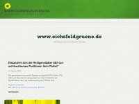 eichsfeldgruene.de Webseite Vorschau