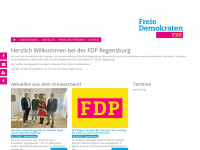 fdp-regensburg.de Webseite Vorschau