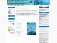 electronicmarkets.org Webseite Vorschau