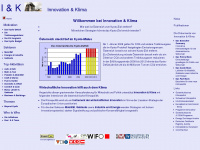 innovation-klima.at Webseite Vorschau
