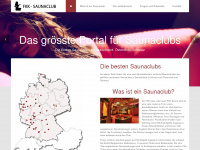 saunaclub.info Webseite Vorschau